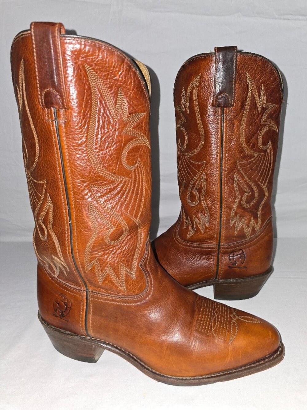Vintage Durango Comfort Core Men's Brown Leather Western Boots #16019 Size 9.5 D